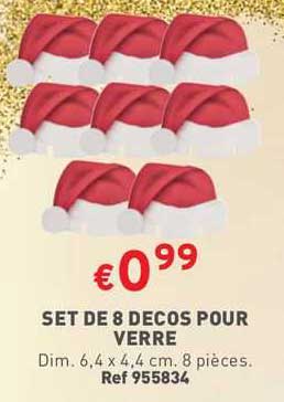 Set De 8 Décos Pour Verre