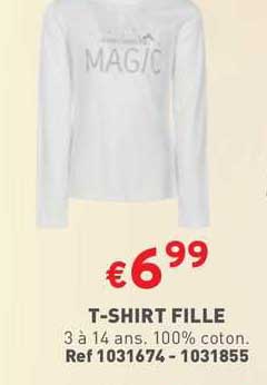 t-shirt fille