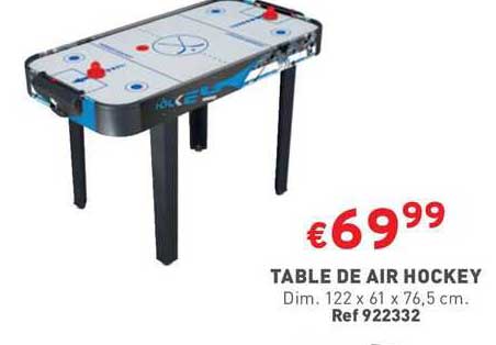 table de air hockey