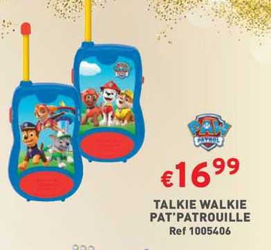 talkie walkie pat'patrouille