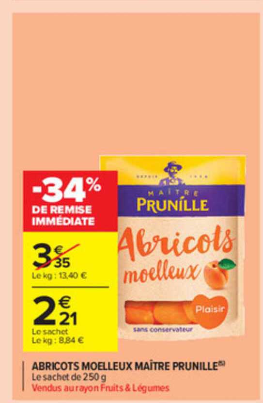 Abricots Moelleux Maître Prunille