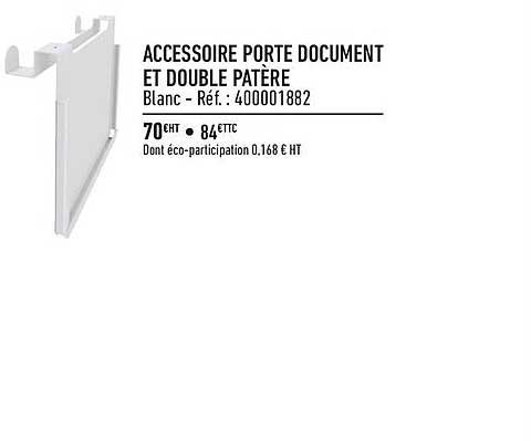 Accessoire Porte Document Et Double Patère