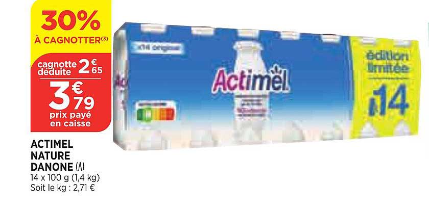 Actimel Nature Danone