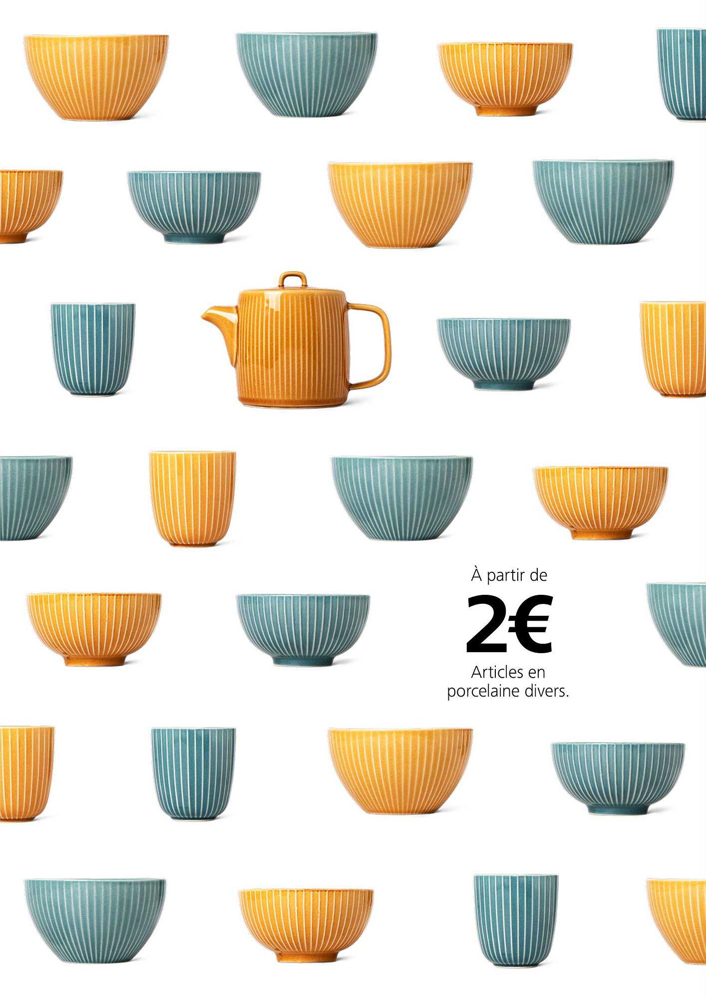 articles en porcelaine divers