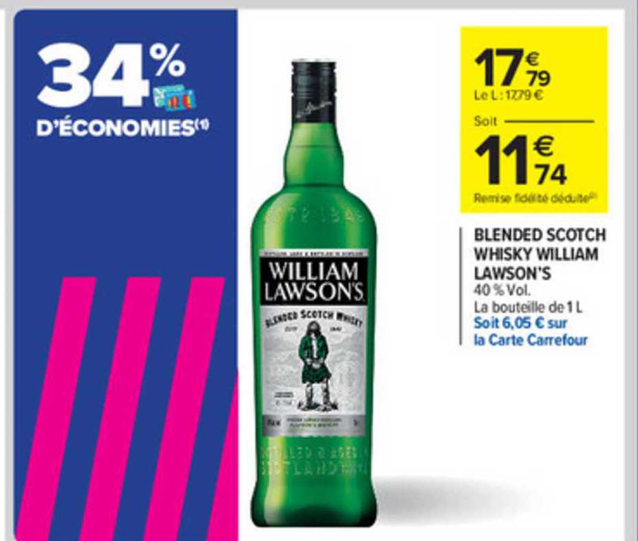 blended scotch whisky william lawson's