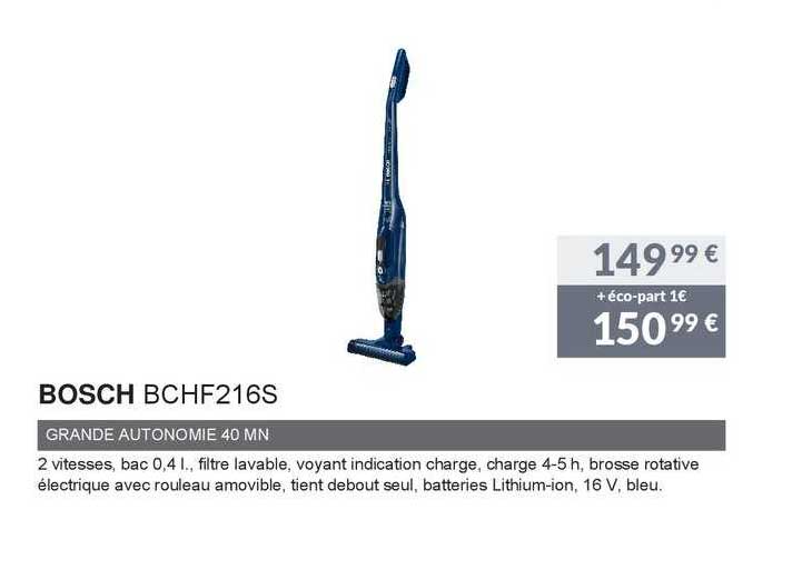 bosch grande autonomie 40 mn