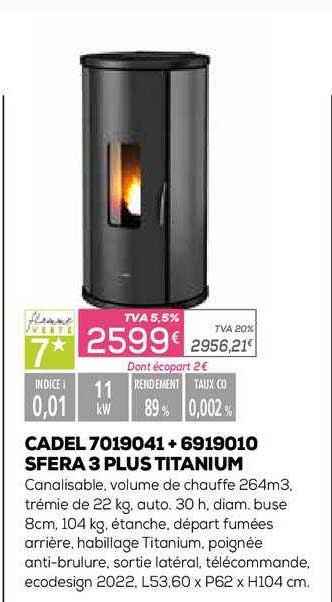 cadel sfera 3 plus titanium