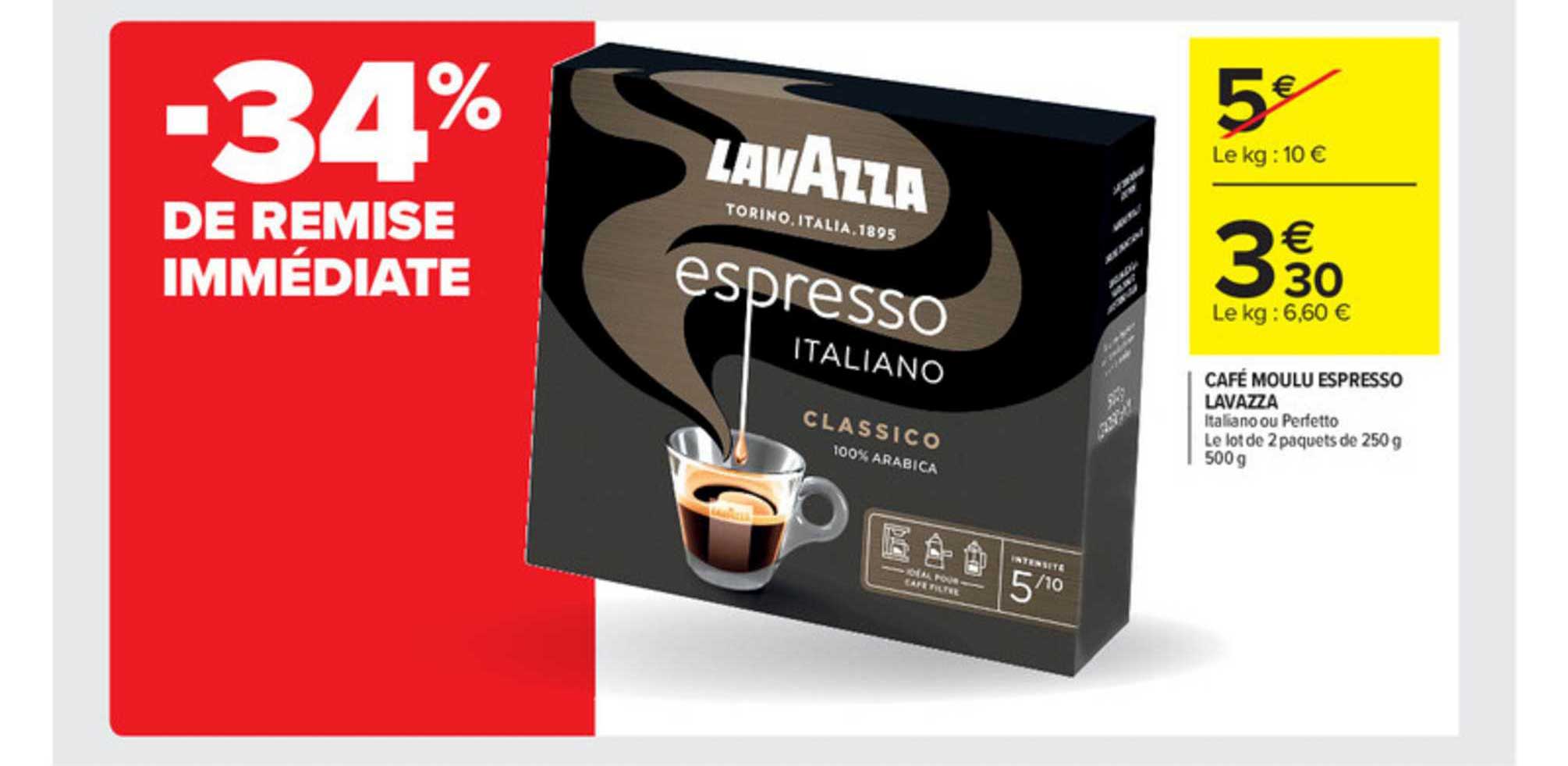 Café Moulu Espresso Lavazza