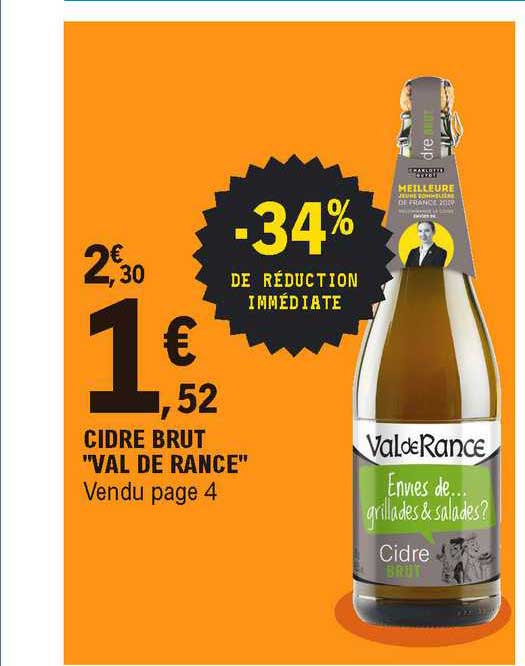 cidre brut "val de rance"