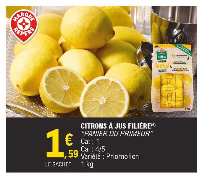 Citrons à Jus Filière "panier Du Primeur"