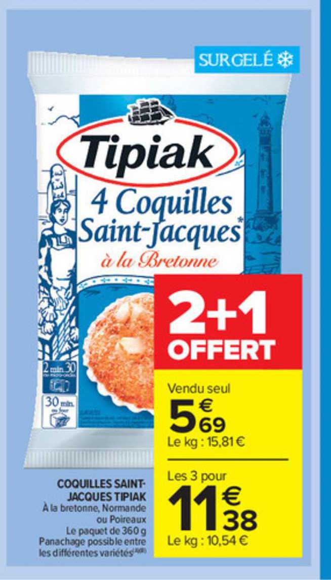coquilles saint-jacques tipiak