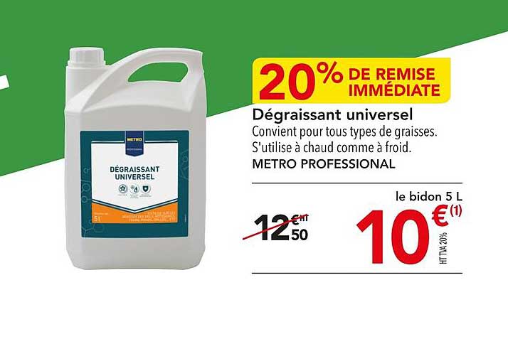 Dégraissant Universel Metro Professional