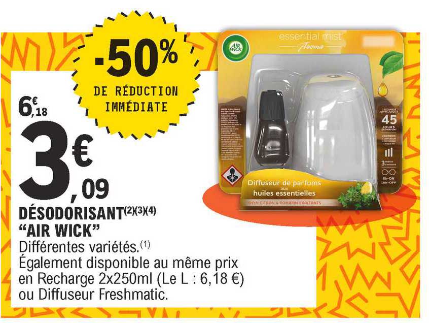 désodorisant "air wick"
