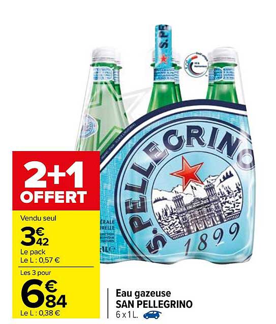 eau gazeuse san pellegrino