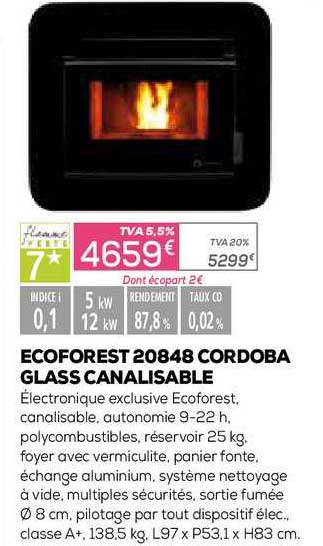 ecoforest cordoba glass canalisable