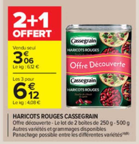 Haricots Rouges Cassegrain