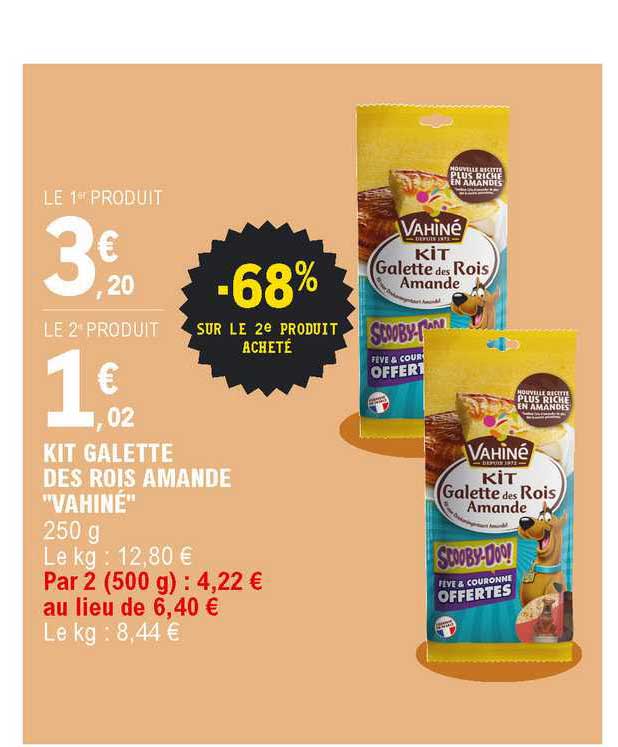 kit galette des rois amande "vahiné"