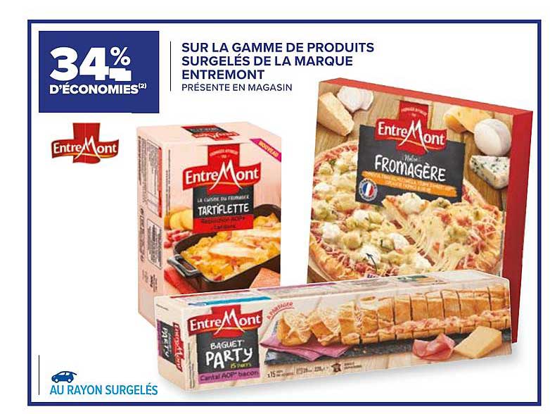 La Gamme De Produits Surgelés De La Marque Entremont