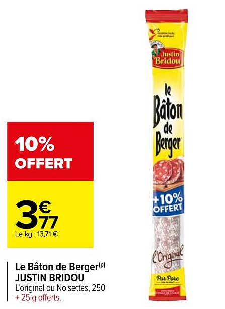 le bâton de berger justin bridou