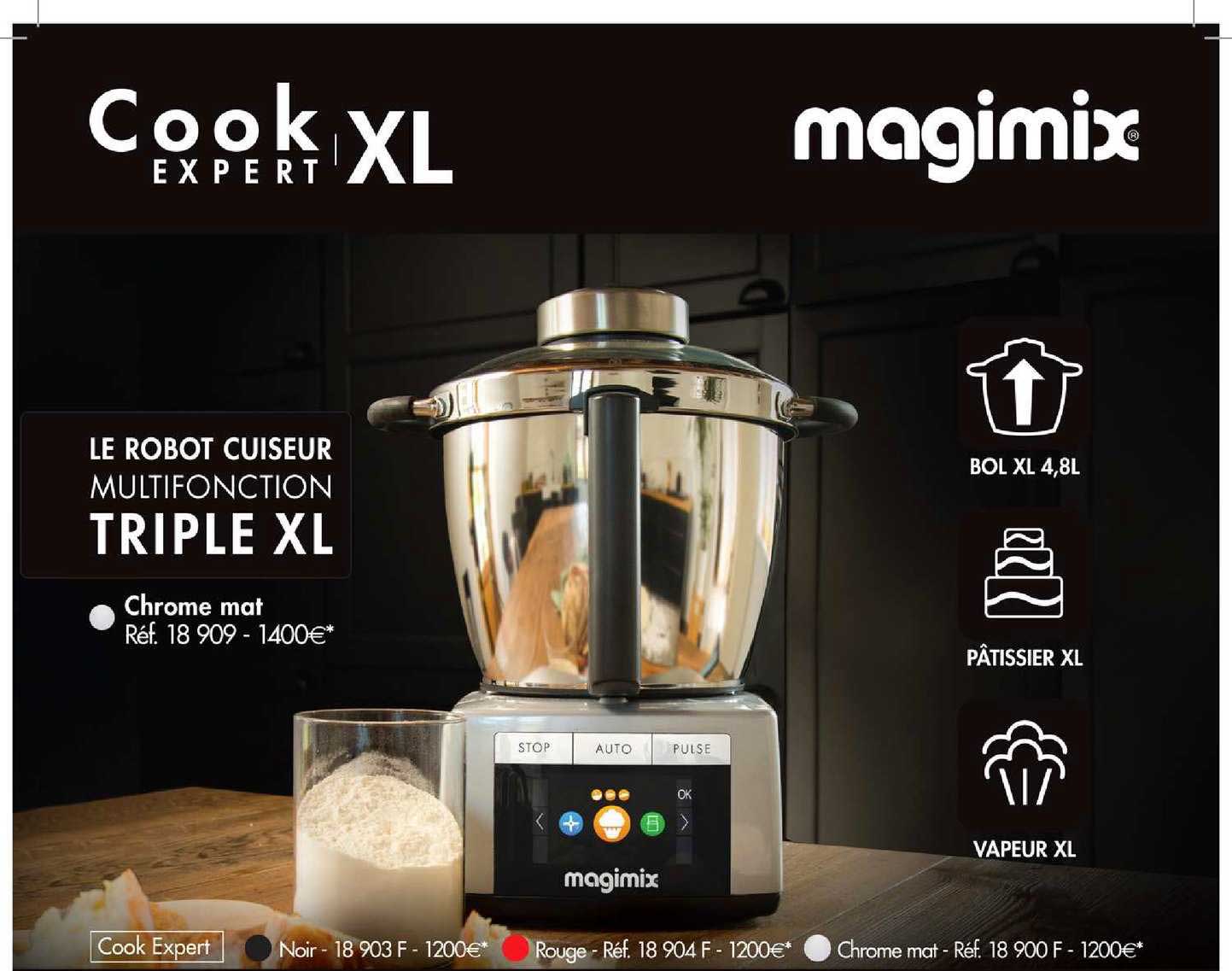 le robo cuiseur multifonction triple xl magimix