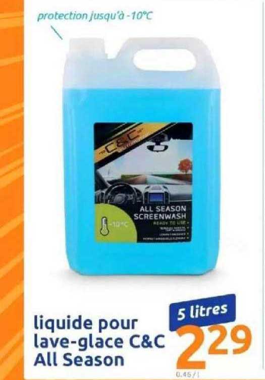 liquide pour lave-glace c&c all season