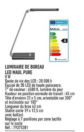 Luminaire De Bureau Led Maul Pure