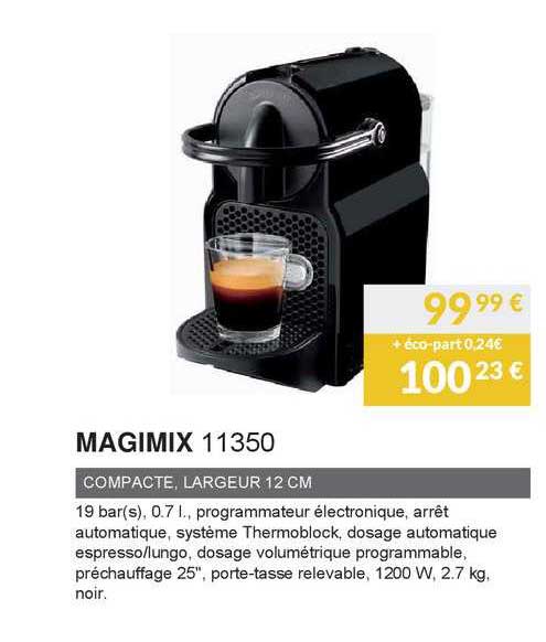 magimix compacte, largeur 12 cm
