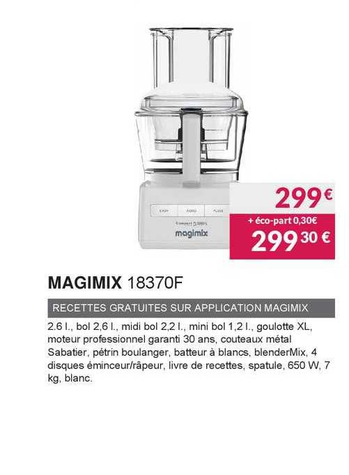 magimix : recettes gratuites sur application magimix