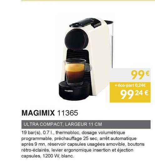 magimix ultra compact, largeur 11 cm