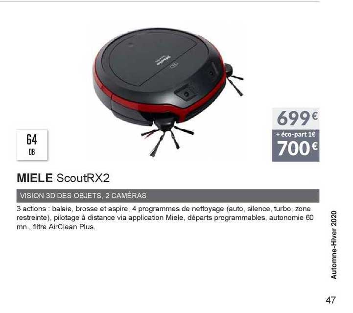 Miele Scoutrx2 Vosion 3d Des Objets, 2 Caméras