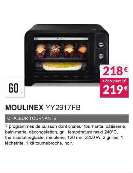 moulinex chaleur tournante