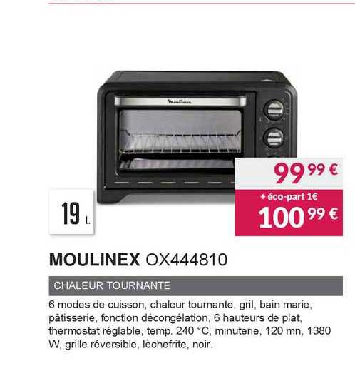 moulinex chaleur tournante