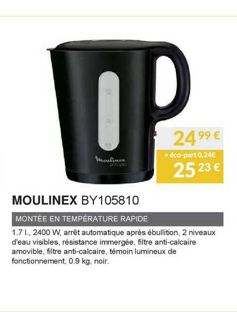 moulinex montée en température rapide