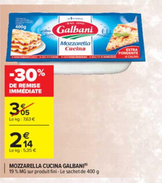 Mozzarella La Cucina Galbani