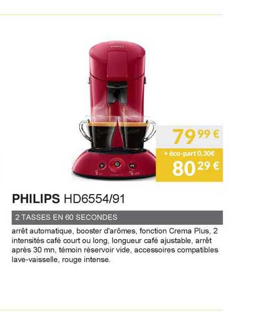 philips 2 tasses en 60 secondes