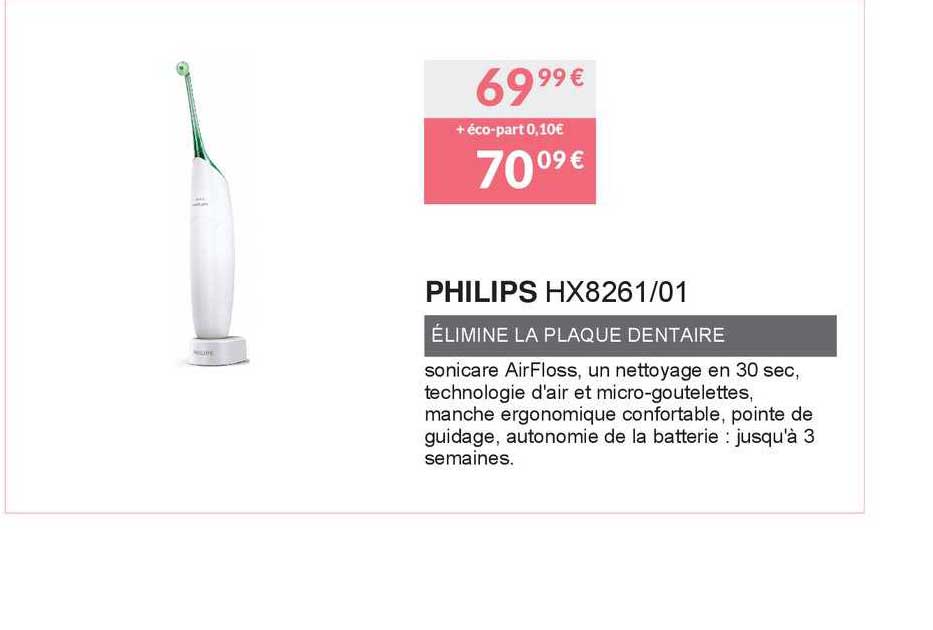 philips élimine la plaque dentaire