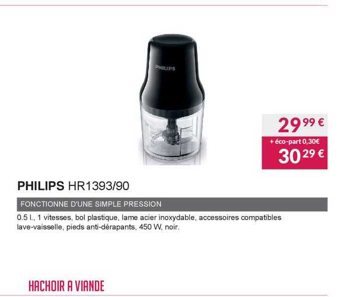 philips fonctionne d'une simple pression
