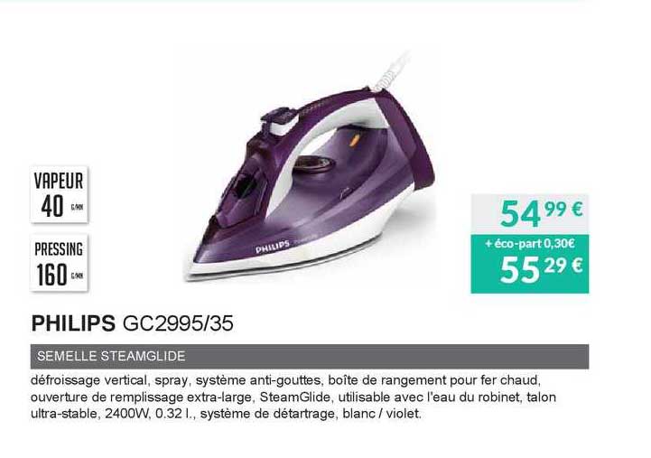 philips semelle steamglide