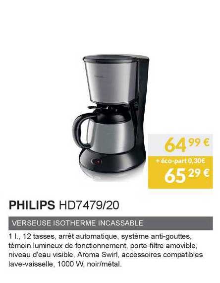 philips verseuse isotherme incassable