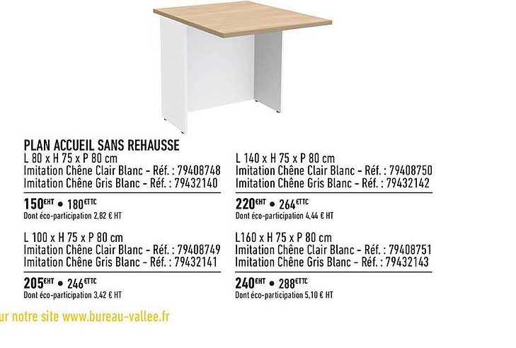 plan accueil sans rehausse