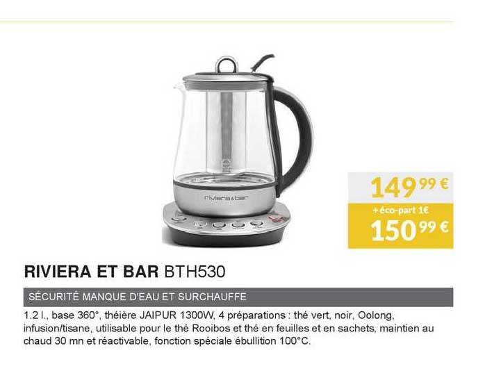 riviera et bar sécurité manque d'eau et surchauffe