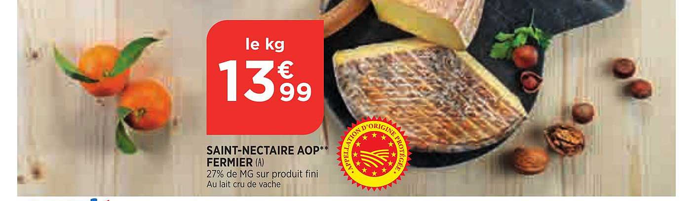 saint-nectaire aop fermier