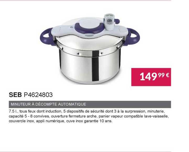 Seb Minuteur à Décompte Automatique