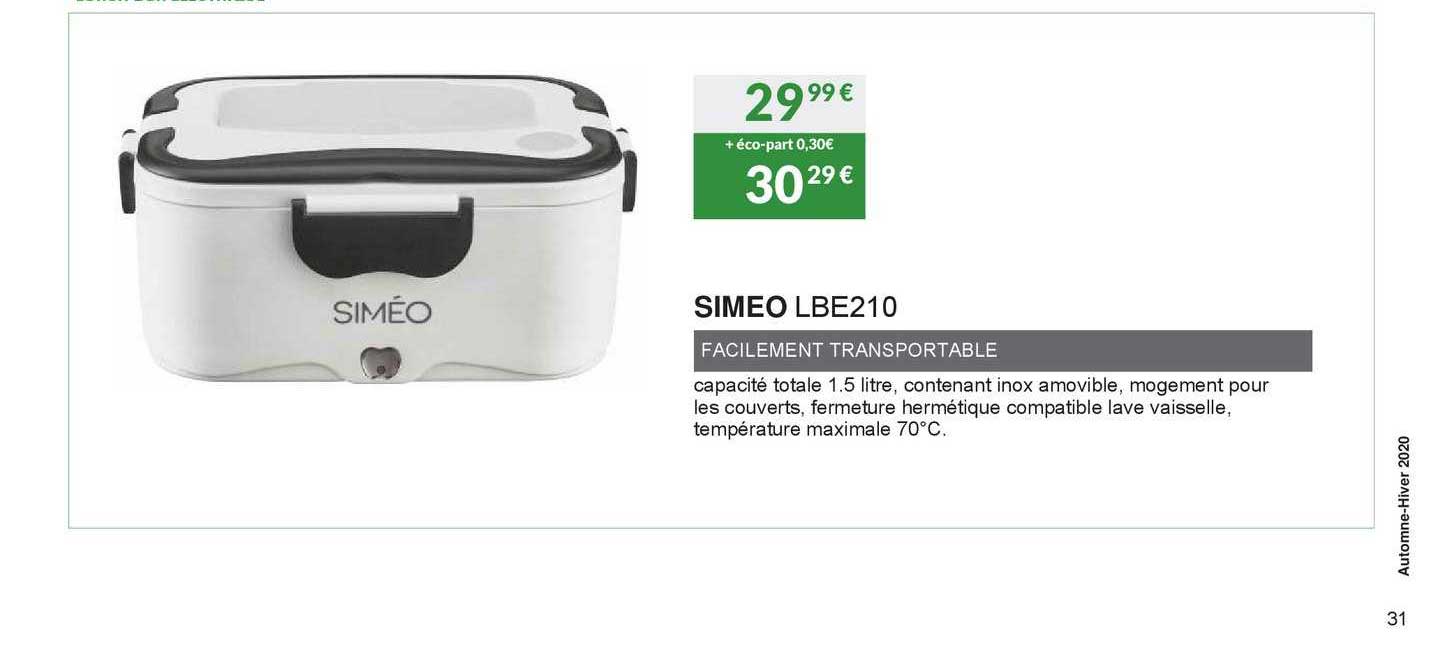 simeo facilement transportable