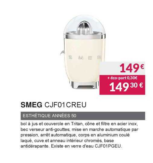 smeg esthétique années 50