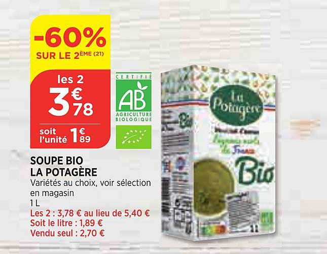 Soupe Bio La Potagère