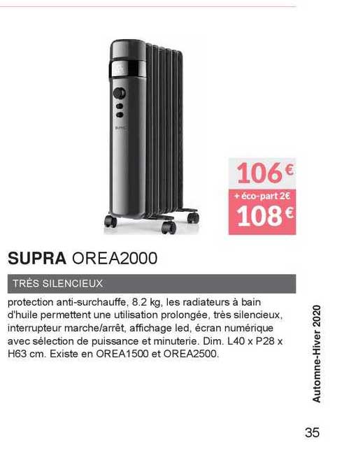 supra orea2000 très silencieux