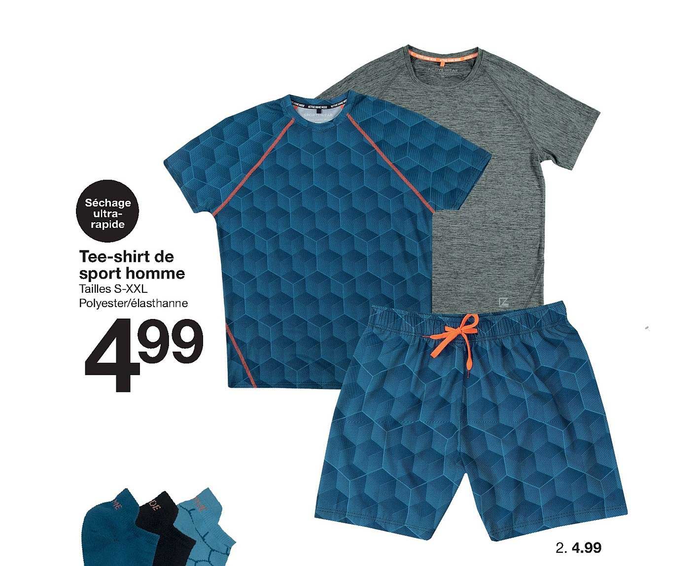 tee-shirt de sport homme