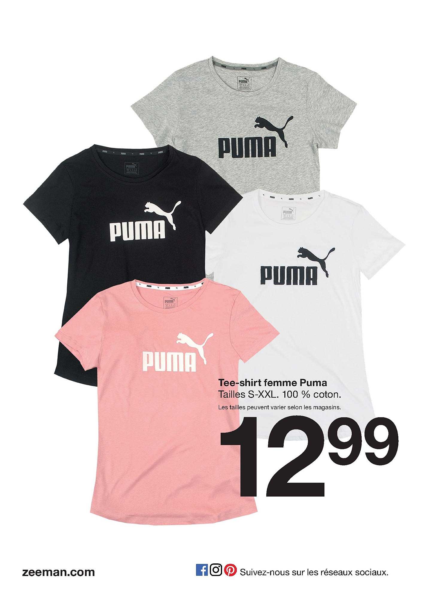 tee-shirt femme puma