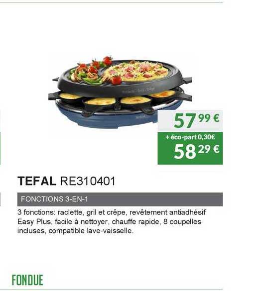 tefal fonctions 3-en-1